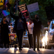 Abortion-rights advocates stage a protest outside the home of U.S. Associate Supreme Court Justice Brett Kavanaugh on May 11, 2022 in Chevy Chase, Maryland.